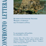 Confronto letterario 66 supplementoLa grammatica del parlato tra attualità e storia