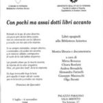 Con pochi ma assai dotti libri accantoLibri spagnoli alla Biblioteca Ariostea di Ferrara